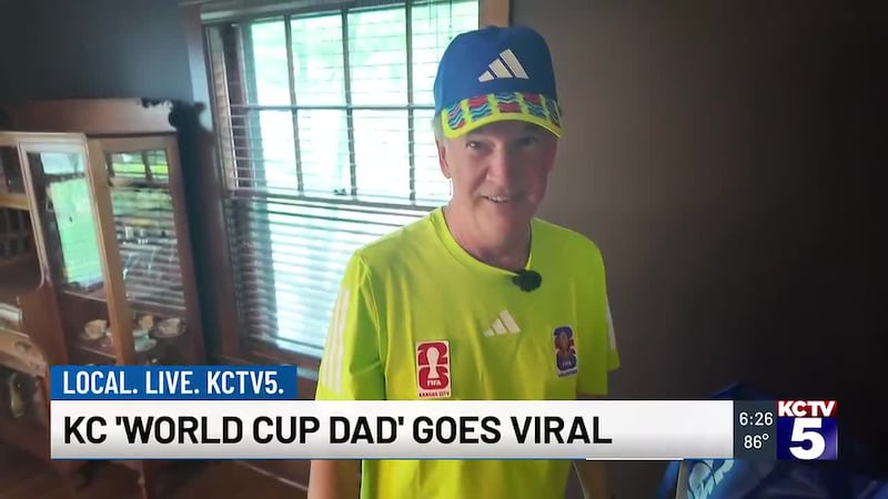 A Kansas City World Cup volunteer is going viral thanks to his daughter's 'OOTD' posts.