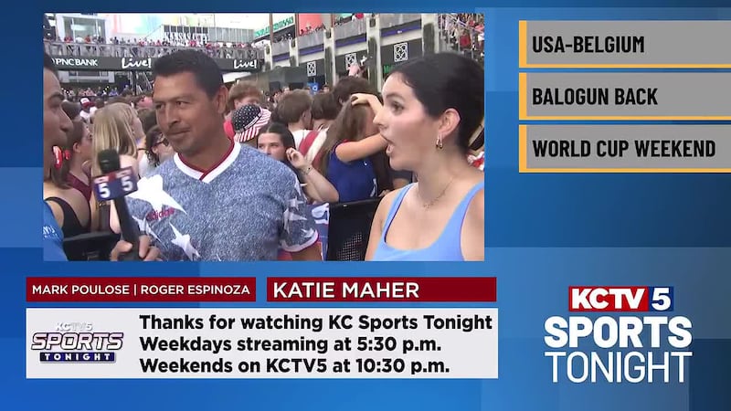 KCTV's Mark Poulose, Katie Maher and soccer expert Roger Espinoza discuss the U.S. matchup...