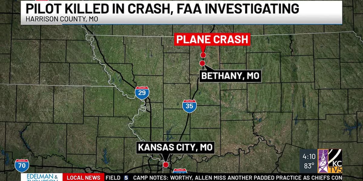 Coverage image for: Deadly plane crash kills pilot in rural Harrison County