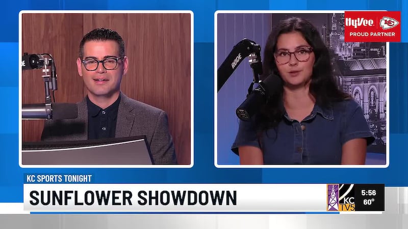 KCTV's Mark Poulose and Katie Maher discuss this year's Sunflower Showdown.