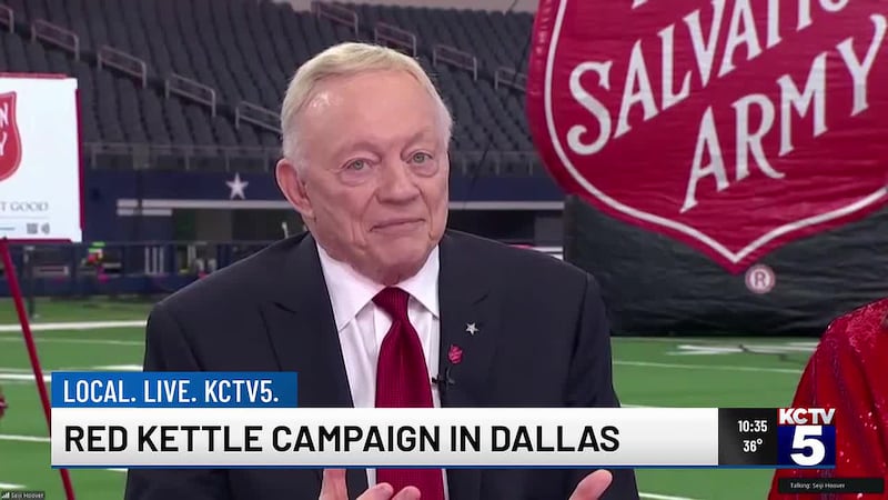 Salvation Army and Dallas Cowboys team up for 135th Annual Red Kettle Campaign